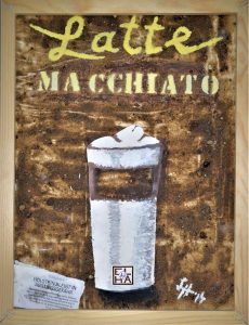 Eigene Technik: Collage "Latte Macchiato"