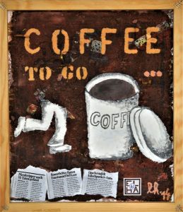 Eigene Technik: Collage "Coffee to go"